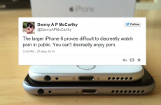 People are actually complaining that the iPhone 6 is 'too big to watch porn discreetly'