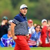 Patrick Reed is riling some Europe fans with his celebrations in today's singles