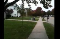 Kid attempts bicycle jump, fails miserably