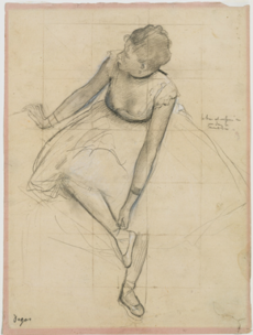 A painting of a ballerina putting on her shoe - worth €6 million - has been stolen