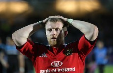 More bad news for Munster as Keith Earls is ruled out for up to four months