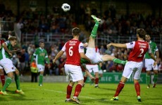 Who will come second to Colin Healy in August's Goal of the Month competition?