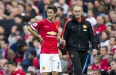 Ander Herrera's rib injury seemed to be caused by a brush with the referee
