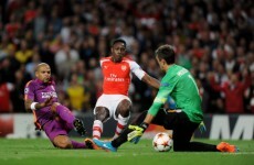 Danny Welbeck scored a hat-trick for Arsenal tonight