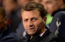 Tim Sherwood is in his absolute element on television tonight