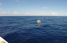 This guy had to be rescued after trying to walk to Bermuda in a giant bubble