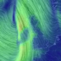 Here's how that storm looked above Ireland last night - in tweets and maps