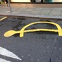 Is this a parking space for turtles on a Dublin street?