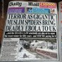 This fake Daily Mail headline about 'Muslim Spiders' fooled lots of people today