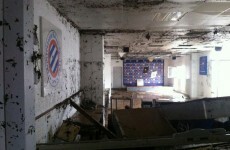 Montpellier's football stadium was left in absolute carnage after a storm