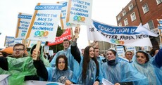 'No ifs, no buts, no education cuts' - thousands of students march on Leinster House