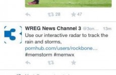 Local news station accidentally tweets link to porn instead of weather forecast