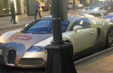 Someone spray painted a penis on a €1.9m Bugatti Veyron