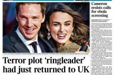 Have you got something to tell us, Benedict Cumberbatch?