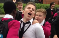 This video of a hilarious playground 'rap battle' in the UK is going super viral