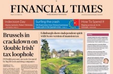 Ireland has made the front page of the Financial Times again...