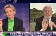 David Norris takes on Russia Today presenter over gay rights