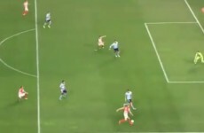 Damien Duff set up David Villa for his first Melbourne goal earlier