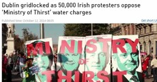 Ireland's water charges protest made the international headlines