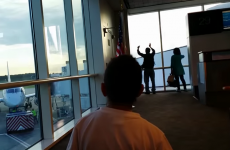 Couple misses flight, bangs on window to get pilot's attention