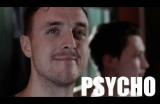 Irish lads perfectly parody American Psycho's business card scene... with pints