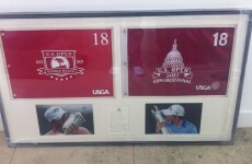 For you, buddy! Look what G-Mac gave his pal Rory