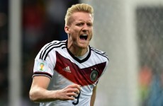 Now Schürrle has caught a cold and is out for Germany tonight, can we start getting optimistic?