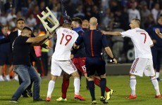 Branislav Ivanovic 'can't comprehend' the violent scenes during last night's Serbia v Albania qualifier