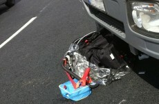 Baby's miracle escape from collision with lorry