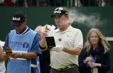 Even when he's answering questions on food poisoning, Miguel Angel Jimenez is a legend