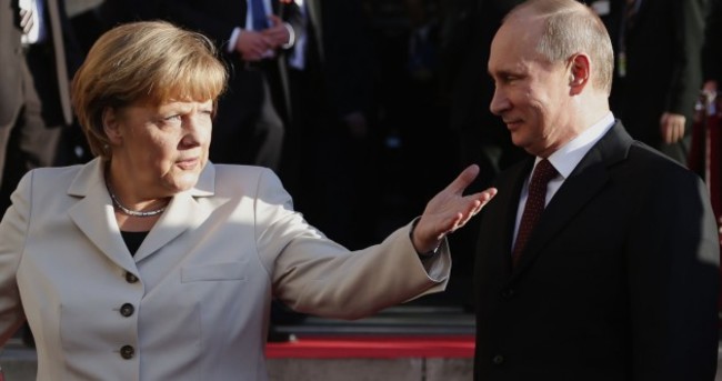 Angela Merkel cancelled a meeting with Vladimir Putin tonight - because he was late