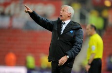 What are the chances that Alan Pardew is behind the Newcastle game being delayed?