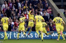 Chelsea win at Selhurst Park after a tasty Oscar free kick and a cool finish from Fabregas