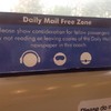 'Daily Mail Free Zone' stickers are appearing on trains around the UK