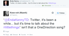 Here are some of the interesting and hilarious responses to Enda's first tweet in three years