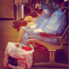 This woman's homemade hazmat suit is going super viral