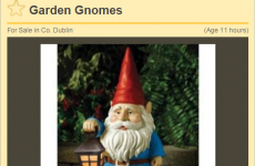 Someone called Elmo is selling garden gnomes on DoneDeal...