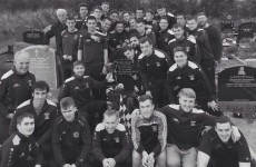 The first stop for these new Sligo county champions was a visit to an old friend