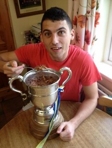 This county champion would rather have a bowl of Coco Pops... from the cup