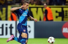 Podolski: Hell will freeze over before I leave Arsenal for Tottenham