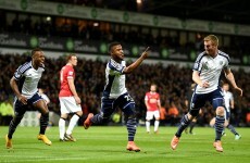 Man United fall behind to Stephane Sessegnon's thunderous strike