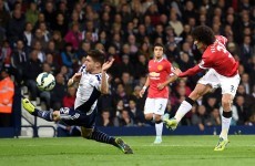 West Brom Twitter account slags off Fellaini, Belgian rifles in first ever Man United goal
