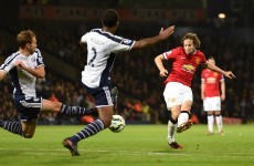 Blind faith: Daley rescues a point for United after exciting draw at the Hawthorns