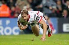 Andrew Trimble to miss November Internationals with toe injury