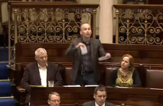 Watch: Paul Murphy tore up his Irish Water application form in the Dáil last night