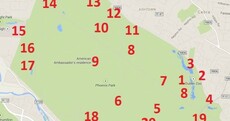 What are all those buildings in the Phoenix Park?