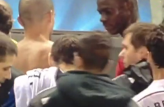 Balotelli swaps his jersey with Liverpool 3-0 down, is substituted at half time