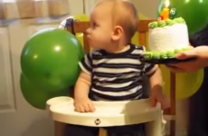Toddler demonstrates the absolute correct way to eat a cake