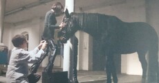 The artist who injected his wife with horse blood is in Dublin