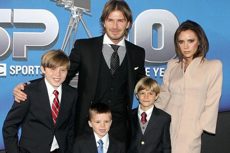 Meet the Beckhams minus the new-born